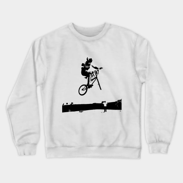 bmx Crewneck Sweatshirt by rickylabellevie